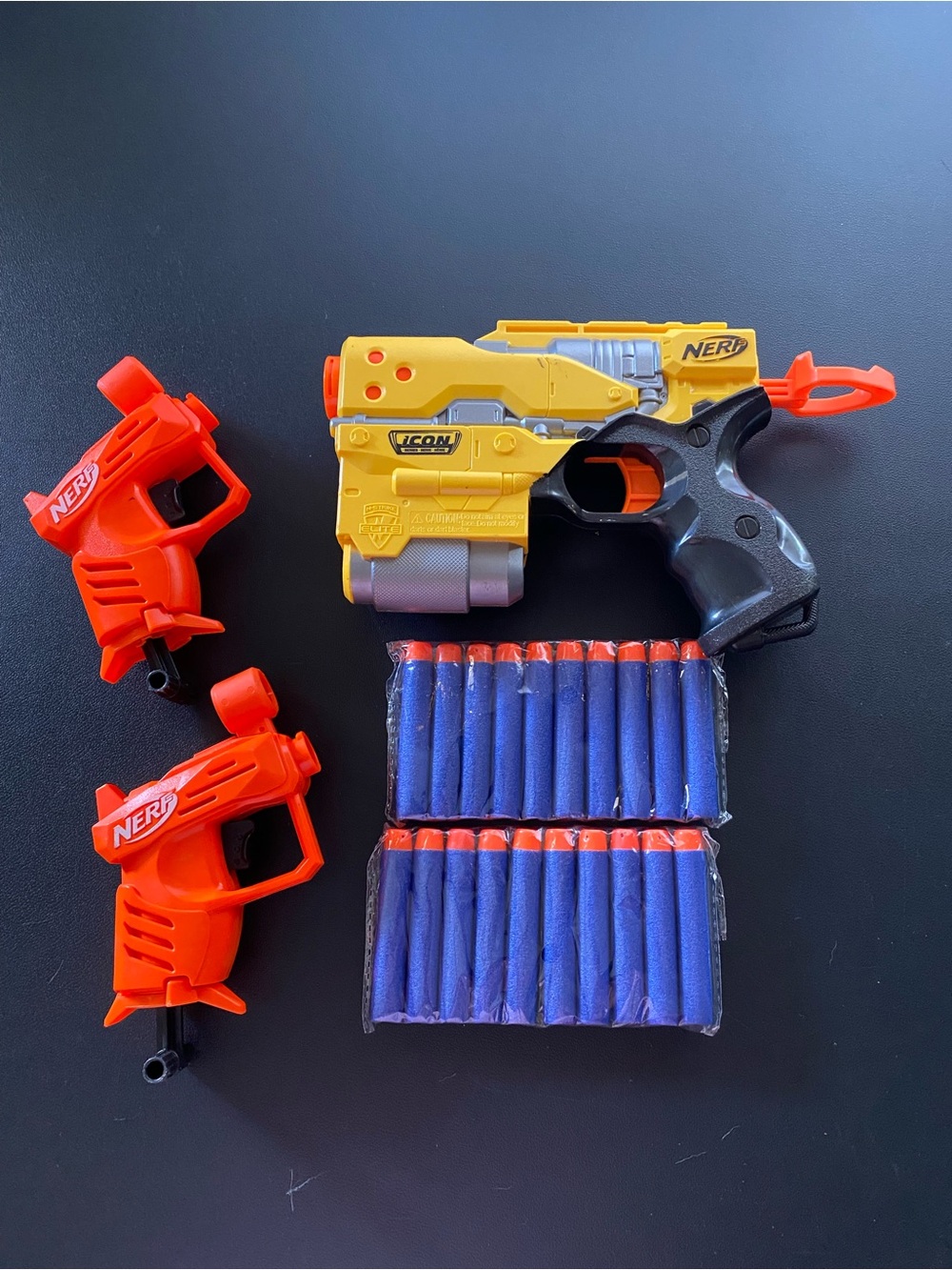 Nerf n Strike & Nerf Elite Dart Blaster & Darts Toy Bundle